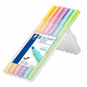 Staedtler 362 Textmarker Triplus Highlighter Pastell 6 Stück