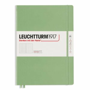 LEUCHTTURM1917 Notizbuch Master Slim dotted Hardcover A4+ salbei