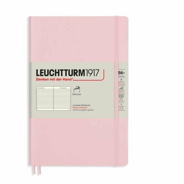 LEUCHTTURM1917 Notizbuch Paperback liniert Softcover B6 puder