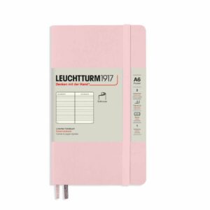 LEUCHTTURM1917 Notizbuch Pocket liniert Softcover A6 puder