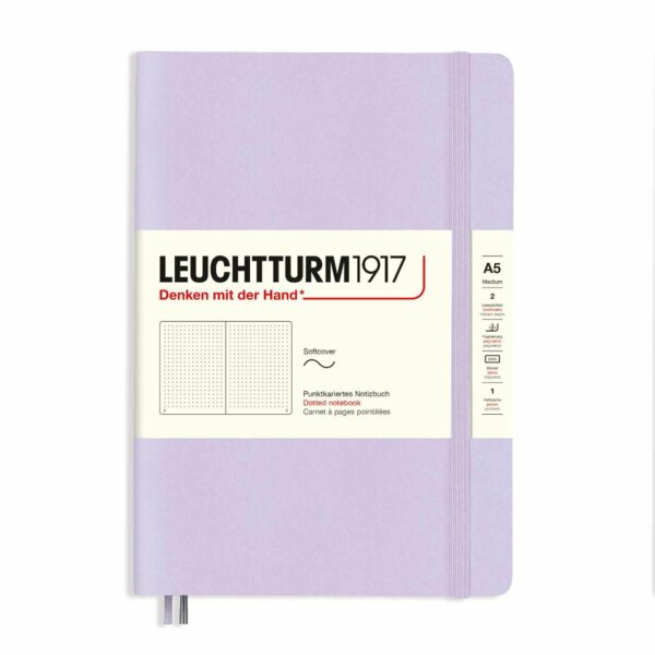 LEUCHTTURM1917 Notizbuch Medium dotted Softcover A5 lilac