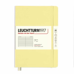 LEUCHTTURM1917 Notizbuch Medium liniert Softcover A5 vanilla