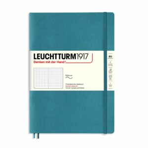 LEUCHTTURM1917 Notizbuch Composition dotted Softcover B5 stone blue