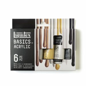 Liquitex Basics Acrylfarben Set Metallic 6x22ml