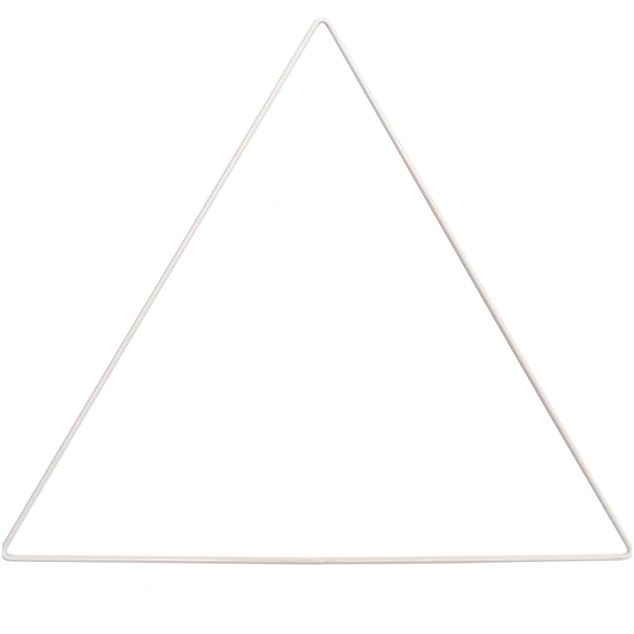 Rico Design Metallring Dreieck weiß 30cm