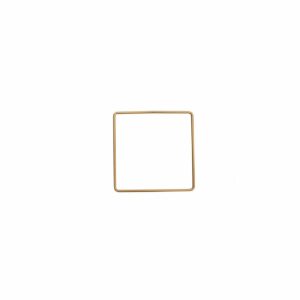 Rico Design Metallring Quadrat gold 10cm