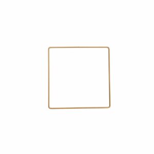 Rico Design Metallring Quadrat gold 15cm