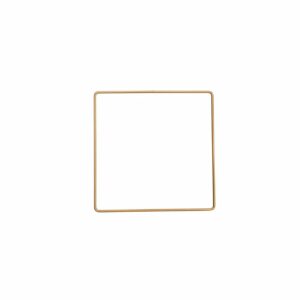 Rico Design Metallring Quadrat gold 15cm