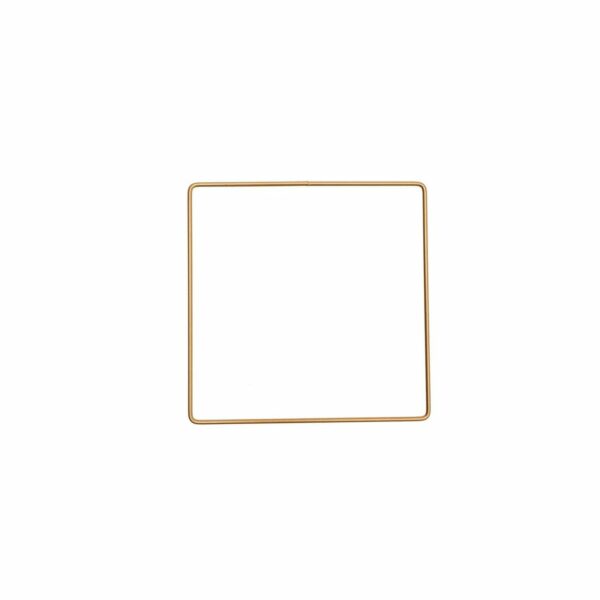 Rico Design Metallring Quadrat gold 15cm