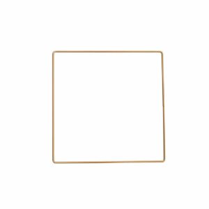 Rico Design Metallring Quadrat gold 20cm