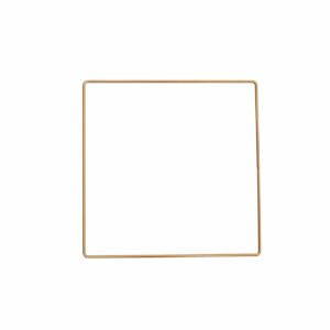 Rico Design Metallring Quadrat gold 20cm