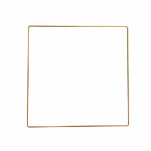 Rico Design Metallring Quadrat gold 25cm