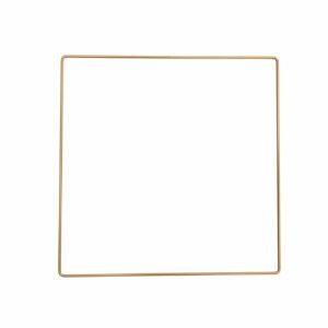 Rico Design Metallring Quadrat gold 25cm