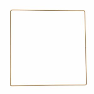 Rico Design Metallring Quadrat gold 30cm