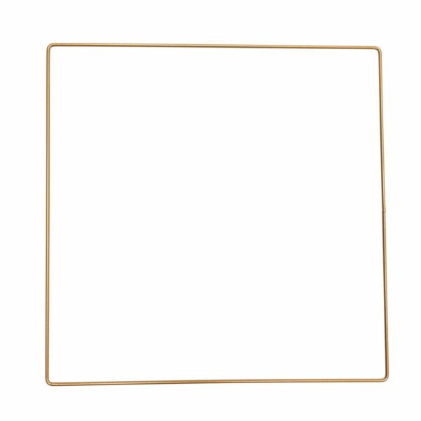 Rico Design Metallring Quadrat gold 30cm