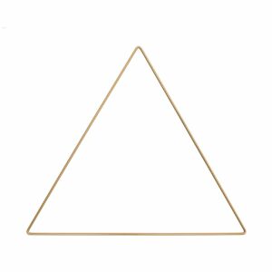 Rico Design Metallring Dreieck gold 30cm