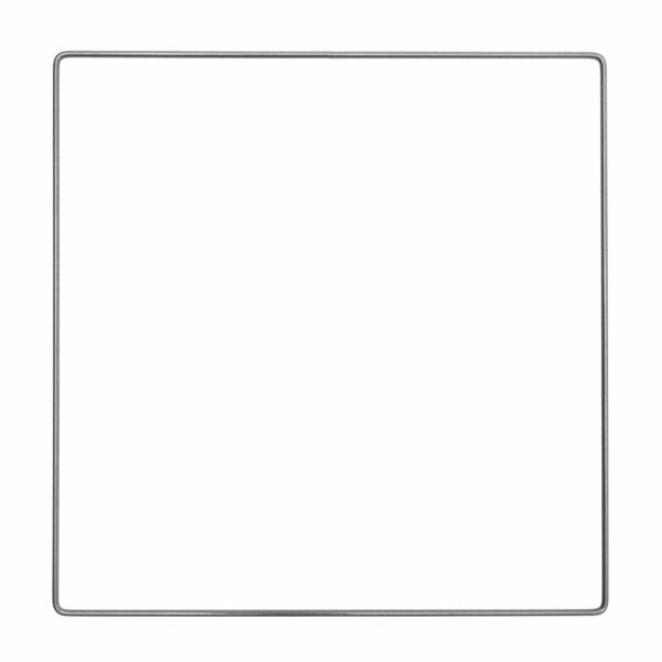 Rico Design Metallring Quadrat anthrazit 25cm