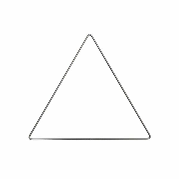 Rico Design Metallring Dreieck anthrazit 20cm