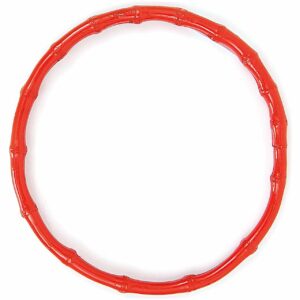 Rico Design Taschengriffe rund Bambus rot 15cm 2 Stück