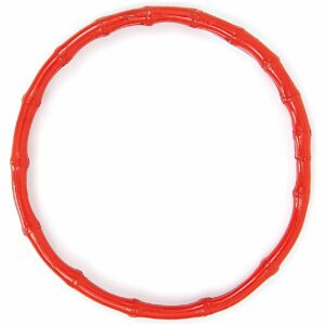 Rico Design Taschengriffe rund Bambus rot 15cm 2 Stück