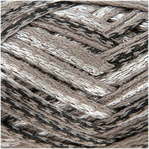 Rico Design Creative Can Can Glitz 150g 45m grau/schwarz