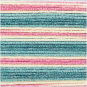 Rico Design Baby Cotton Soft Print dk 50g 125m gelb-petrol