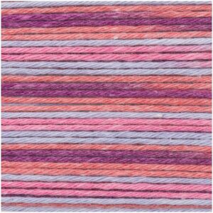 Rico Design Baby Cotton Soft Print dk 50g 125m lila-rot