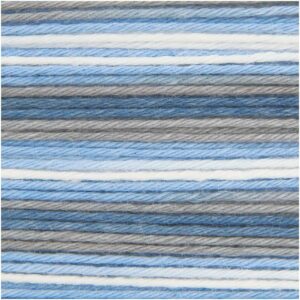 Rico Design Baby Cotton Soft Print dk 50g 125m blau-petrol