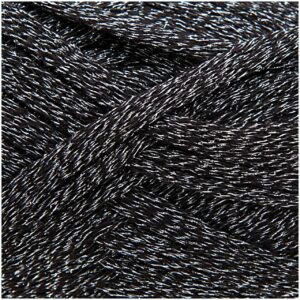 Rico Design Creative Can Can Disco 100g 42m schwarz/silber