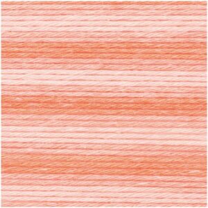 Rico Design Essentials Cotton soft print dk 50g 125m orange Mix