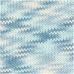 Rico Design Creative Cotton Print aran 50g 85m hellblau-denim