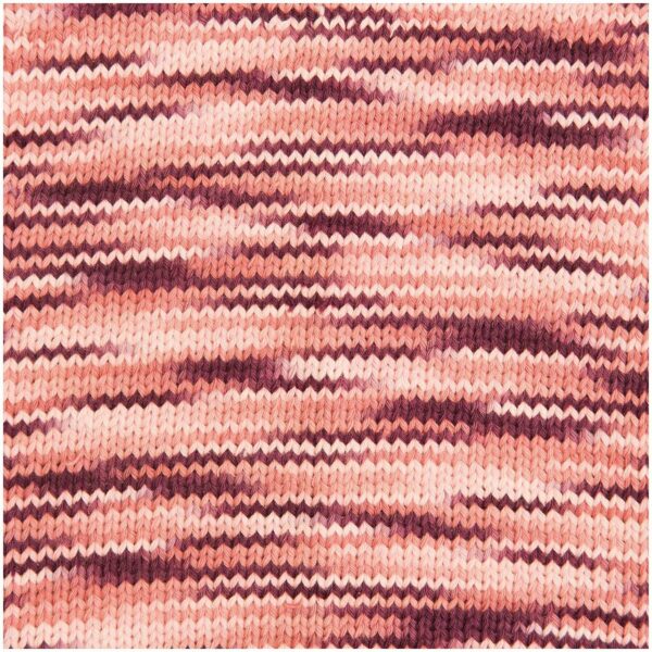 Rico Design Creative Cotton Print aran 50g 85m lila-rosa Mix