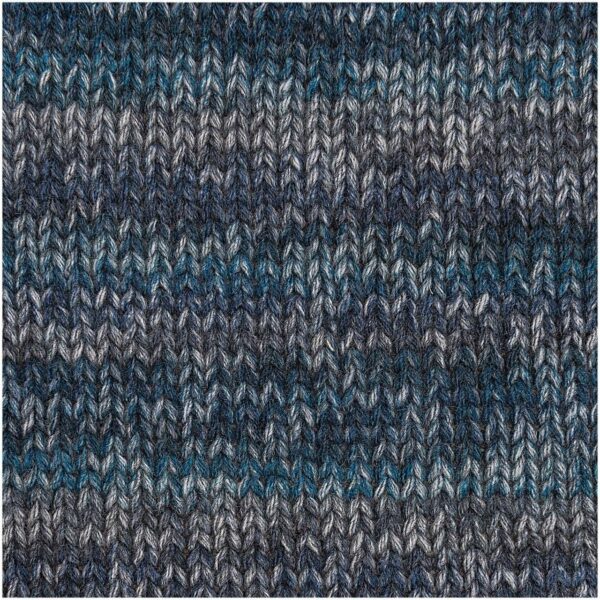 Rico Design Essentials Alpaca Blend Print Chunky 50g 90m blau Mix