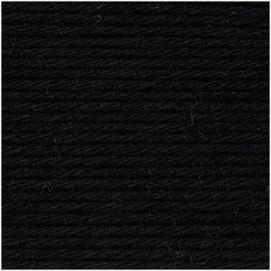 Rico Design Essentials Cashmere Recycled dk 25g 70m schwarz