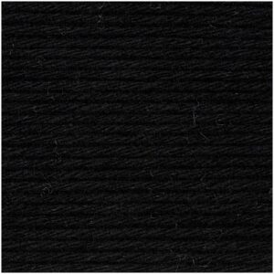 Rico Design Essentials Cashmere Recycled dk 25g 70m schwarz