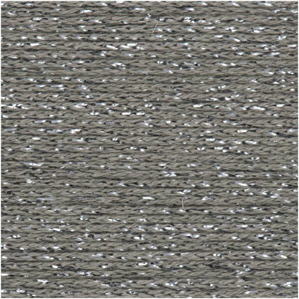 Rico Design Fashion Cotton Métallisé dk 50g 125m stahlgrau