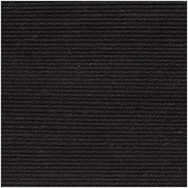 Rico Design Essentials Cotton 4ply 50g 160m schwarz