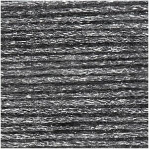 Rico Design Luxury Magic Mohair 50g 200m silber schwarz