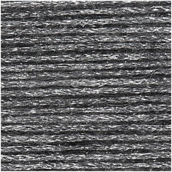 Rico Design Luxury Magic Mohair 50g 200m silber schwarz