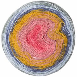 Rico Design Creative Wool Dégradé Super6 200g 800m petrol-pink