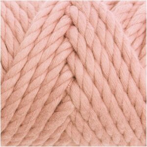 Rico Design Creative Cotton Cord Makramee-Garn 130g 25m puder