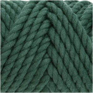 Rico Design Creative Cotton Cord Makramee-Garn 130g 25m petrol