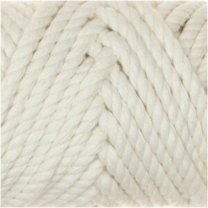 Rico Design Creative Cotton Cord Makramee-Garn 130g 25m creme