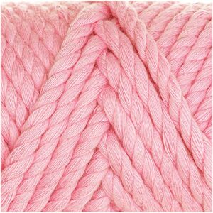 Rico Design Creative Cotton Cord Makramee-Garn 130g 25m rosa