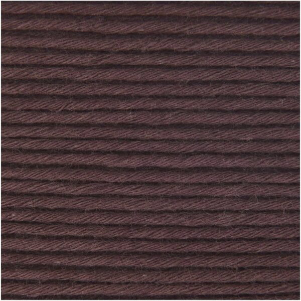 Rico Design Essentials Organic Cotton dk 50g 105m schokolade