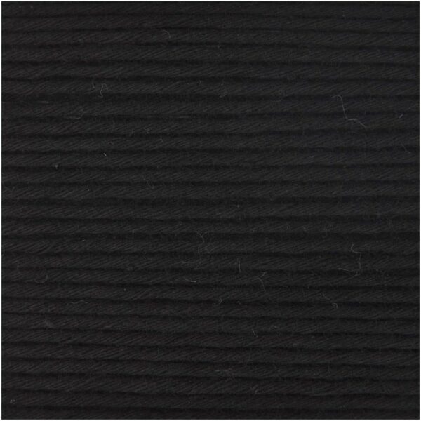 Rico Design Essentials Organic Cotton dk 50g 105m schwarz