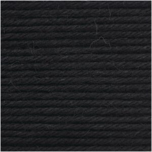 Rico Design Essentials Baby Alpaca & Merino aran 50g 100m schwarz