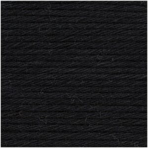 Rico Design Creative Cotton aran 50g 85m schwarz