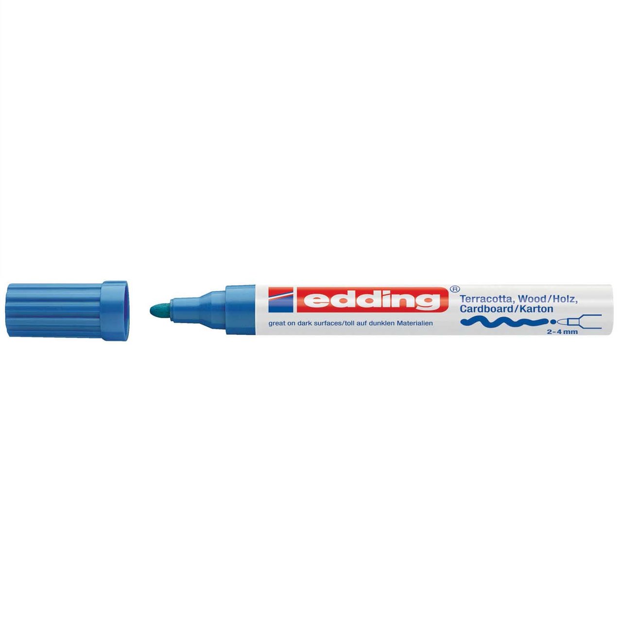 edding 4000 Dekomarker 2-4mm blau