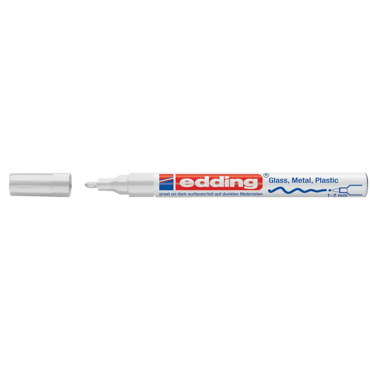 edding 751 Glanzlack-Marker 1-2mm weiß